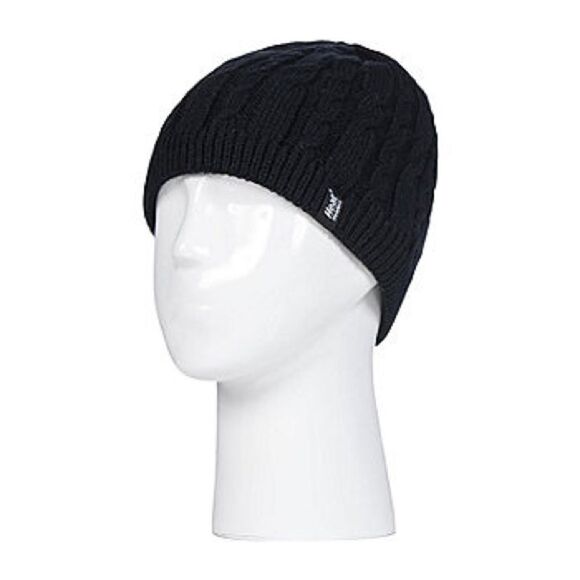 Heat Lockers Cable Knot Womens Beanie OSFM NWT - Picture 1 of 5